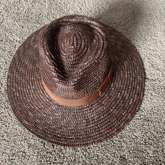 Brixton brown carmel  hat Authentic xs nwt spf 50 - Picture 1 of 8